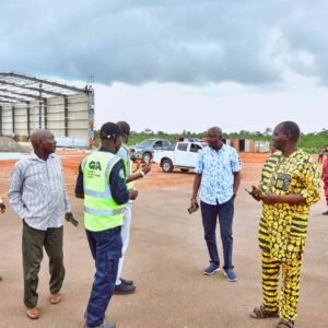 Brig Gen. Adedigba Inspecting Gateway Int Airport