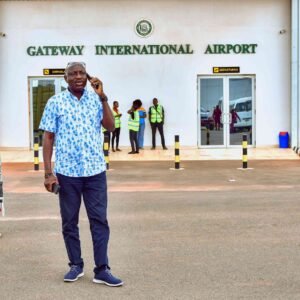 Brig Gen. Adedigba Inspecting Gateway Int Airport